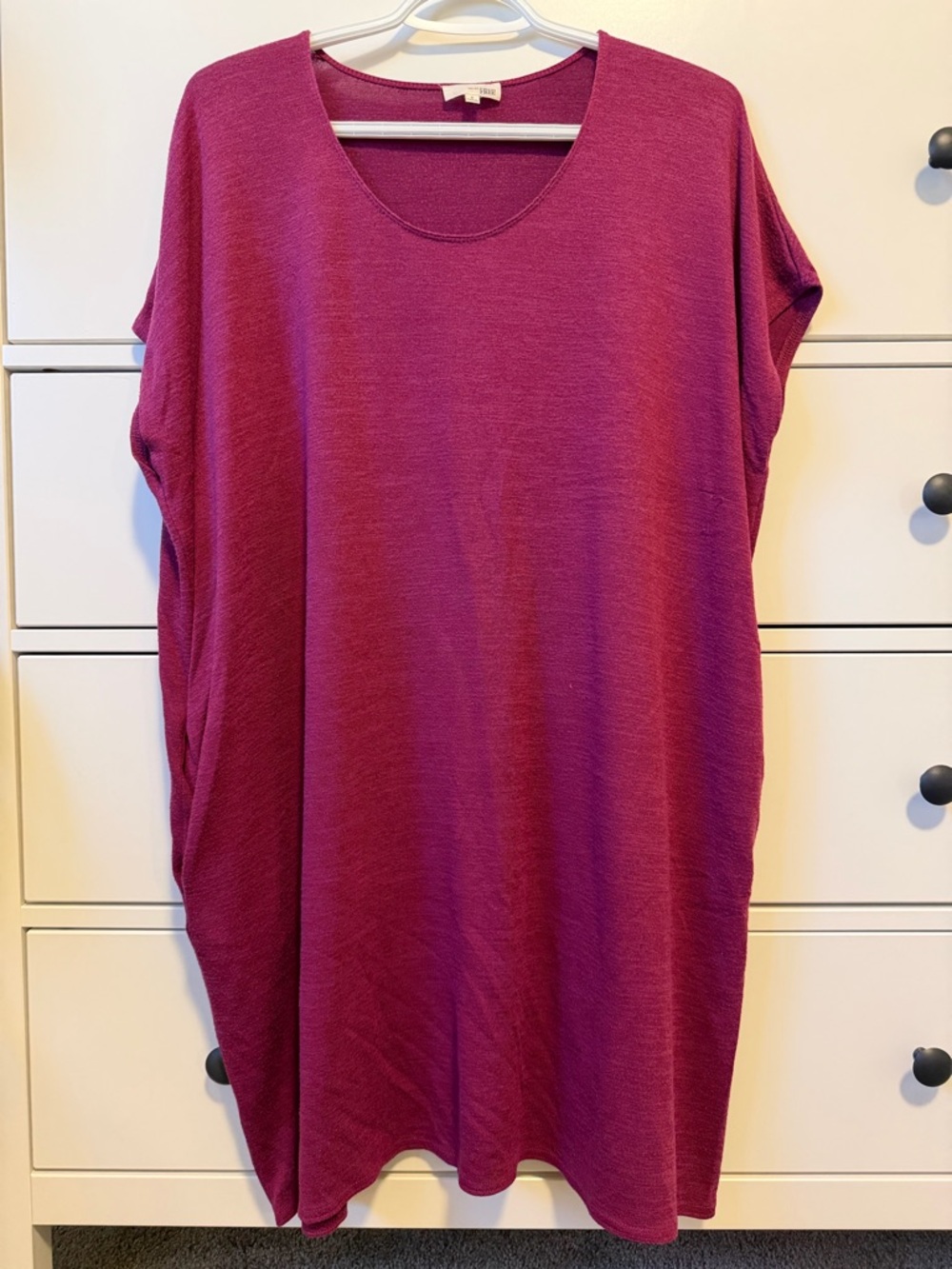 Wilfred Free Lorelei Tunic in Deep Magenta